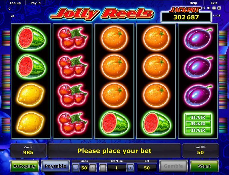 Jolly Reels game